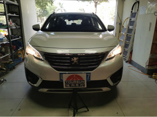 東風(fēng)標(biāo)志5008 原車(chē)低配鹵素版升級(jí)高配透鏡+內(nèi)膽，實(shí)現(xiàn)高配